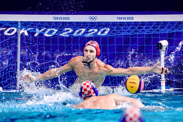 Team Spain v Team Croatia - Tokyo 2020 Olympic Waterpolo Tournament Men