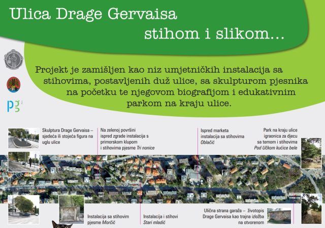 Ulica Drage Gervaisa stihom i slikom