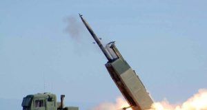 HIMARS missile launched