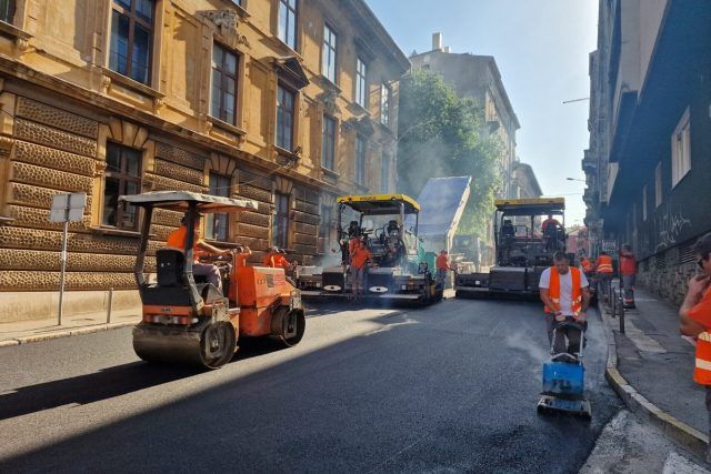 Sanacija asfalta u Ulici Pomerio 7