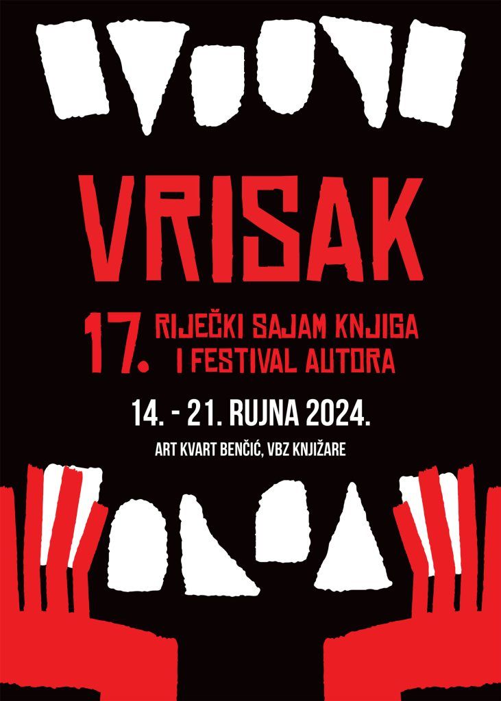 vrisak plakat b1 crni 2