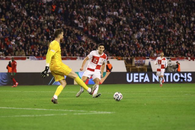 UEFA Nations League football match Croatia vs Portugal (League A,Group 1, Matchday 6) 2024/25 stadion Poljud, Split, Croatia 18.11.2024
