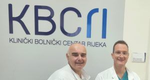 Ravnatelj KBC a Rijeka Alen Ružić i predstojnik Klinike za urologiju Josip Španjol