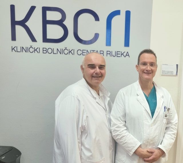 Ravnatelj KBC a Rijeka Alen Ružić i predstojnik Klinike za urologiju Josip Španjol