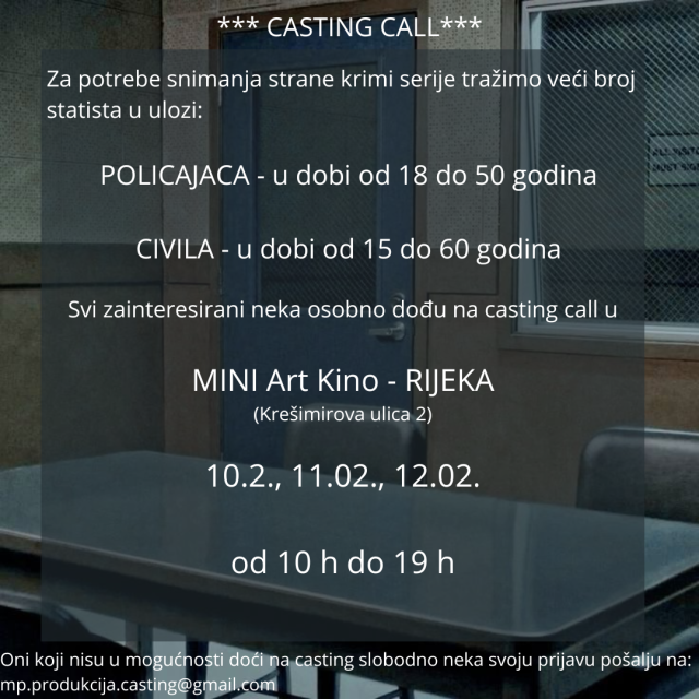 CASTING CALL Mini Art Kino