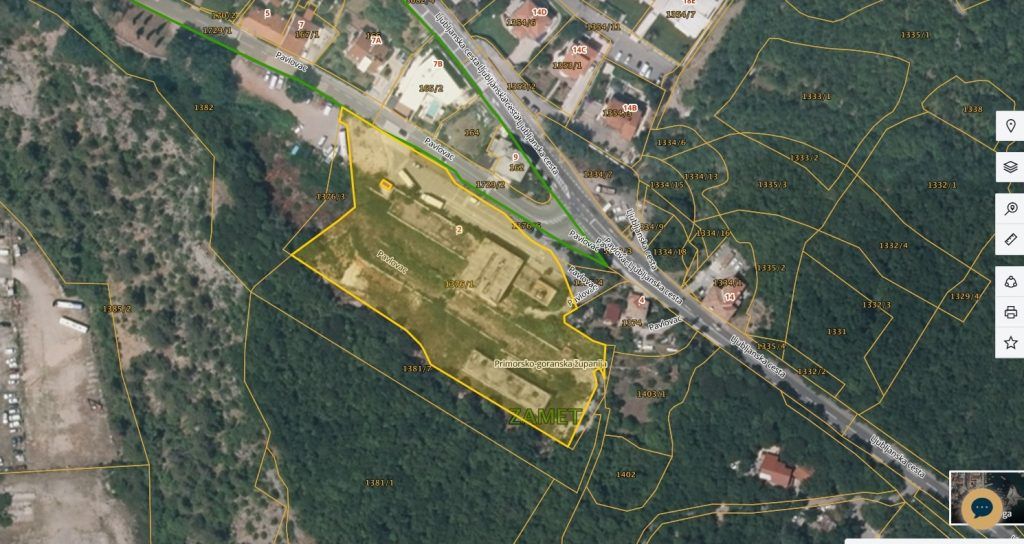 cestica HGK vlasnistvo ex motel Panorama