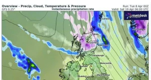 0 Wintery weather will hit the UK in a fortnight