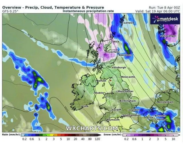0 Wintery weather will hit the UK in a fortnight