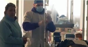 Bolnica u Ukrajini Ilustracija