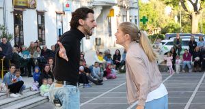 Deni Sanković i Ana Vilenica, odlomak predstave Nigdje, niotkuda