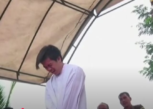 Bičevanje u Indoneziji Ilustracija