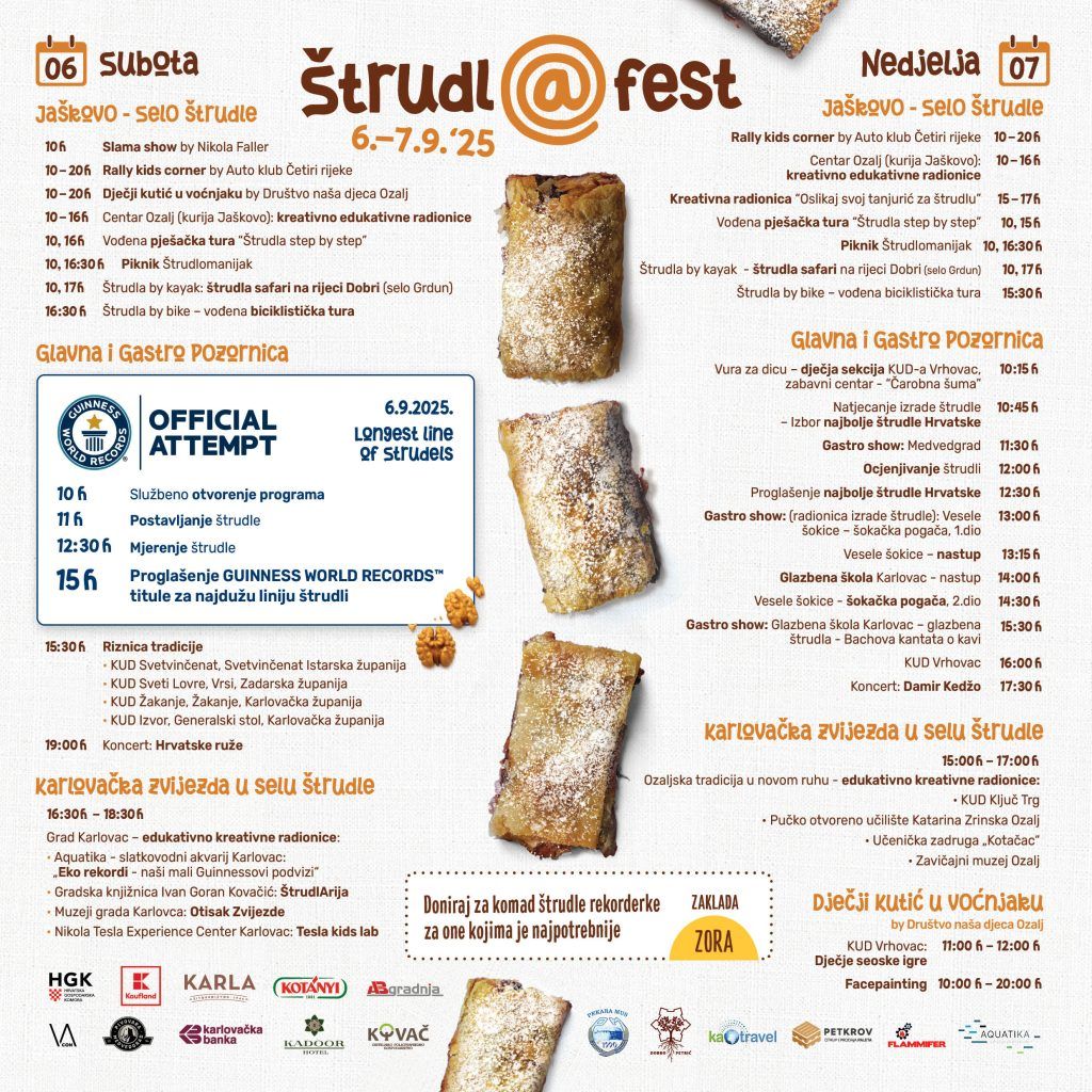 STRUDLAFEST 2025 PROGRAM