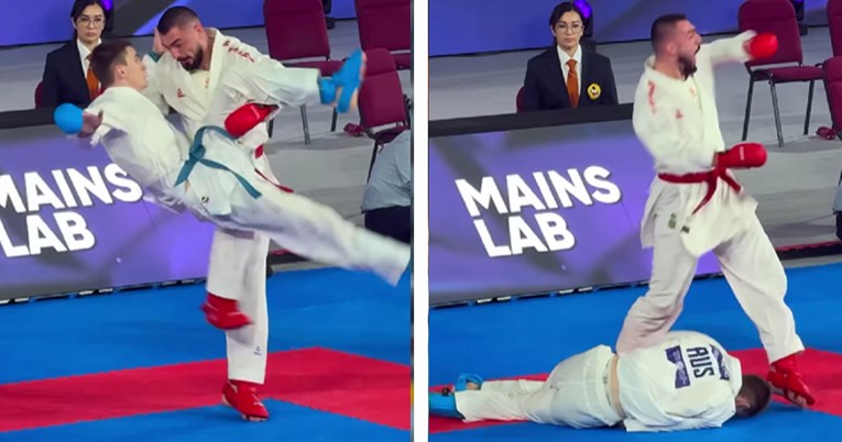 VIDEO Nevjerojatan potez BiH karataša u Moskvi: Rušenje Rusa završilo diskvalifikacijom