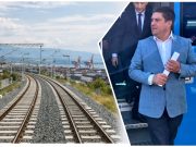 Nizinska pruga Zagreb – Rijeka: Projekt kasni godinama, cijena bi mogla narasti do 3,5 milijardi eura Ilustracija nizinske željezničke pruge Zagreb – Rijeka i ministra Olega Butkovića, u kontekstu dugogodišnjeg kašnjenja projekta i financiranja iz EU fondova.