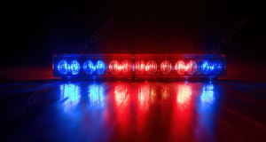 pngtree closeup of red and blue police lights on top a car picture image 16375058