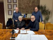 Potpisan ugovor za izgradnju dva nova broda Scenic grupe u riječkom 3. MAJ-u Zoran Poldrugo, Mario Caput, Vjera Marić i Saša Čokljat kopija