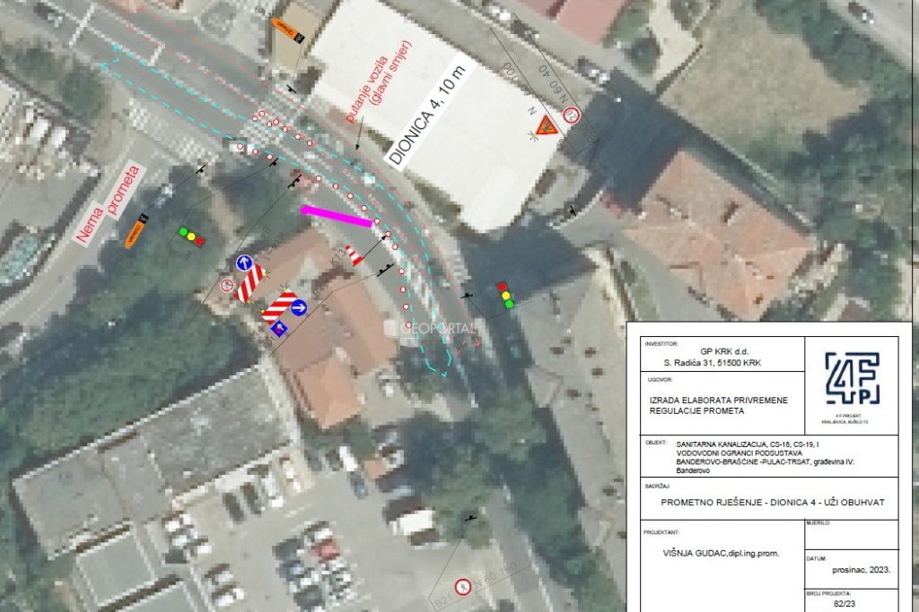 Lokacija prekopa Osjecke ulice