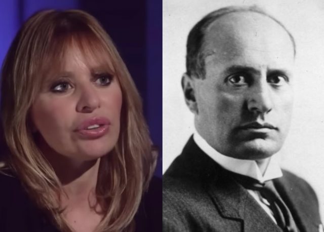 Alessandra Mussolini Benito Mussolini