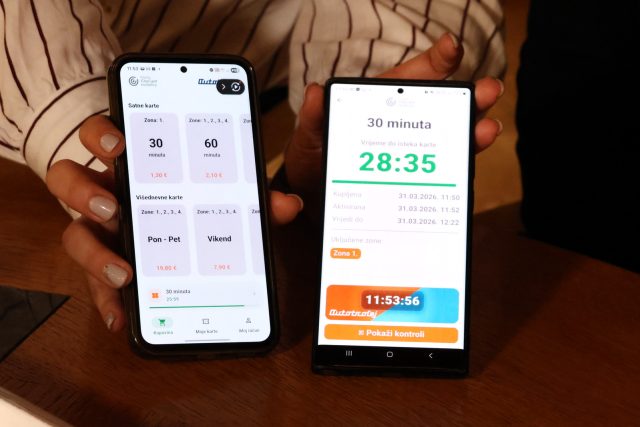 Predstavljanje aplikacije za kupovinu karata Autotroleja 60