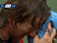 Luka Modrić s ledom nakon udarca u glavu