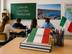 Talijanski jezik u školama, ilustracija