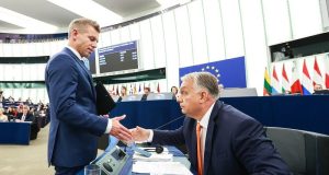 Peter Magyar.Viktor Orban