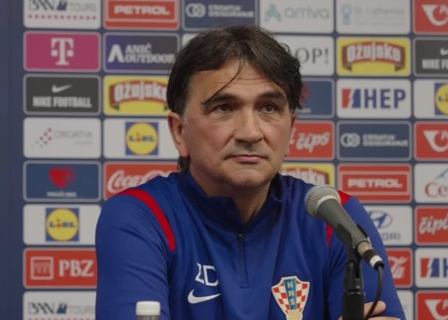 Zlatko Dalić na presici