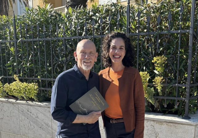 Ana Kučić i John Malkovich