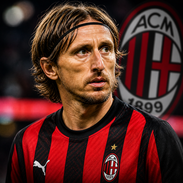Luka Modrić u dresu Milana