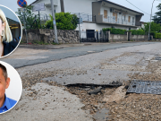 Raskopana i oštećena prometnica na Pehlinu u Rijeci nakon radova na Aglomeraciji, uz fotografije gradonačelnice Iva Rinčić i vijećnika Predrag Miletić