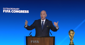 Gianni Infantino na kongresu FIFA e